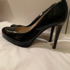 L.K. Bennett patent leather high heels